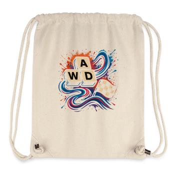 AWD Racing Keys Drift Retro Shirt - Stanley/Stella Recycled Gym Bag - natural - Front