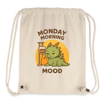 Tired Dragon Monday Morning Coffee Mood - Stanley/Stella Recycled Gym Bag - natural - Front