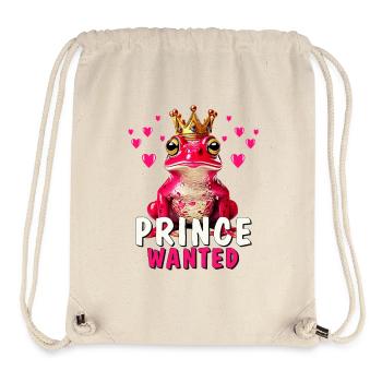 FROSCH PRINCE WANTED - Stanley/Stella recycelter Gym Bag - Naturweiß - Vorne