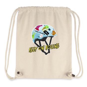 Skater girl - Stanley/Stella Recycled Gym Bag - natural - Front