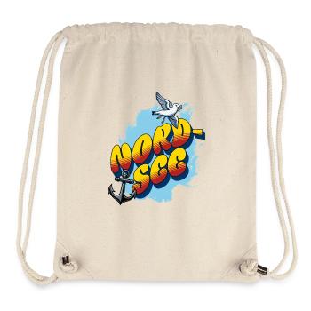 Nordsee | Anker & Möwe - Stanley/Stella recycelter Gym Bag - Naturweiß - Vorne