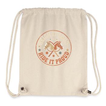 Hobby Horsing - Stanley/Stella recycelter Gym Bag - Naturweiß - Vorne
