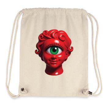CYCLOP GIRL - nice people - Stanley/Stella Recycled Gym Bag - natural - Front
