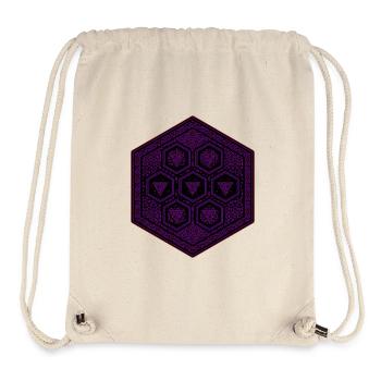 Geometrie Mandala Muster Feier Festival Wear Yoga  - Stanley/Stella recycelter Gym Bag - Naturweiß - Vorne