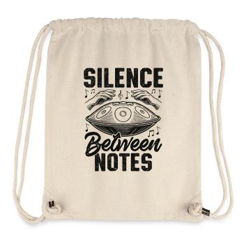 Silence Between Notes - Stanley/Stella recycelter Gym Bag - Naturweiß - Vorne