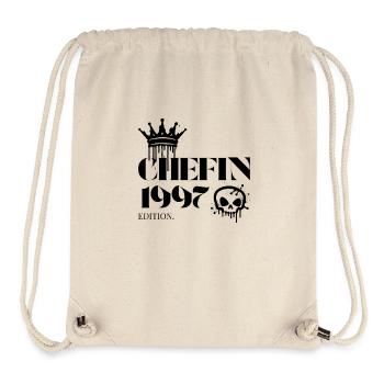 Chefin Edition 1997 Jahrgang Design - Stanley/Stella recycelter Gym Bag - Naturweiß - Vorne