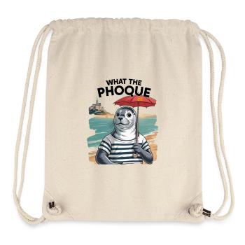 Normandy Seal Pride Humor Gift - Stanley/Stella Recycled Gym Bag - natural - Front