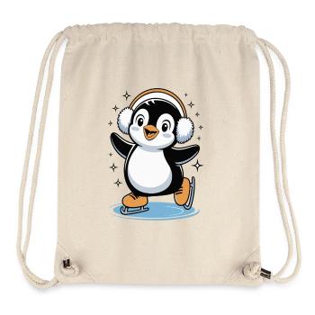 Winterschlittschuh-Pinguin Flair - Stanley/Stella Recycled Gym Bag - natural - Front