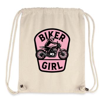 Motard, Motard, Moto - Sac à cordon recyclé Stanley/Stella - blanc naturel - Devant