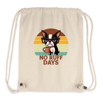 Café pour chiens No Ruff Days - Sac à cordon recyclé Stanley/Stella - blanc naturel - Devant