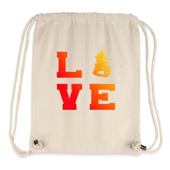 Compact motocross design for motocross - Stanley/Stella Recycled Gym Bag - natural - Front