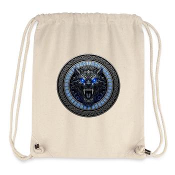 Helheim Creation /Mondwolf Runen Schild - Stanley/Stella recycelter Gym Bag - Naturweiß - Vorne