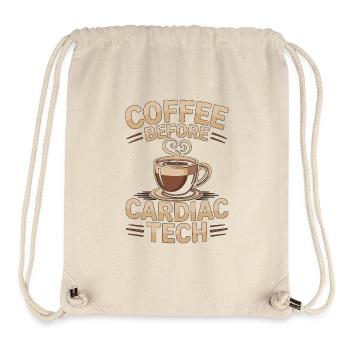 Cardiac Tech Coffee Cath Lab Tech Coffee Lover - Stanley/Stella recycelter Gym Bag - Naturweiß - Vorne