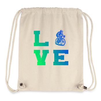 Klare Roadbike Botschaft - Stanley/Stella recycelter Gym Bag - Naturweiß - Vorne