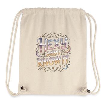 Witchcraft Hexy And I Know It Spellcaster Wicca - Stanley/Stella Recycled Gym Bag - natural - Front