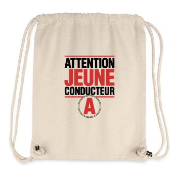 Attention young driver – new licence - Stanley/Stella Recycled Gym Bag - natural - Front