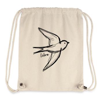 Freier Vogel - Stanley/Stella recycelter Gym Bag - Naturweiß - Vorne