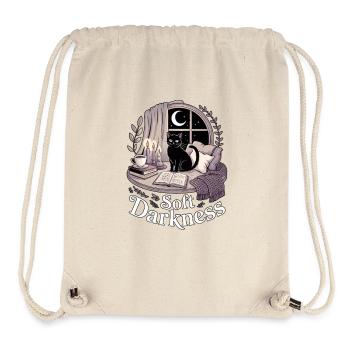 Soft Darkness Cozy Goth Katze - Stanley/Stella recycelter Gym Bag - Naturweiß - Vorne