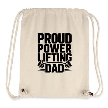 Stolzer Powerlifting-Papa - Stanley/Stella recycelter Gym Bag - Naturweiß - Vorne