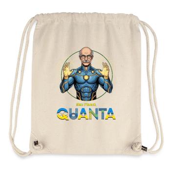 Quanta Planck Superhéros - Sac à cordon recyclé Stanley/Stella - blanc naturel - Devant