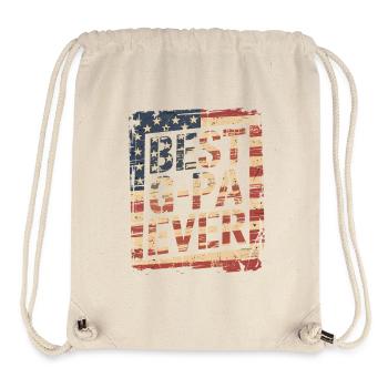 Best Grandpa Ever Flag - Stanley/Stella recycelter Gym Bag - Naturweiß - Vorne