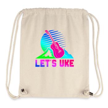 Hawaiian Ukulele Uke Retro 80s 90s - Stanley/Stella Recycled Gym Bag - natural - Front