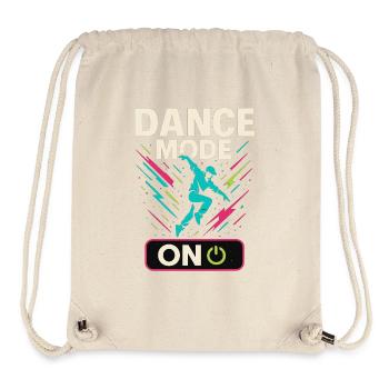 Dance Mode On, tanzshirt streetdance party - Stanley/Stella recycelter Gym Bag - Naturweiß - Vorne