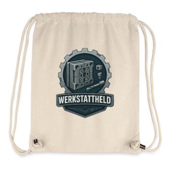 Werkstattheld, Werkzeugbau Profi - Sac à cordon recyclé Stanley/Stella - blanc naturel - Devant