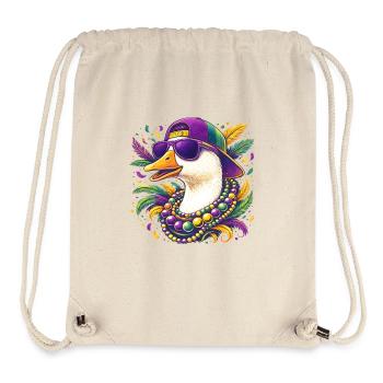 Mardi Gras Gans - Stanley/Stella recycelter Gym Bag - Naturweiß - Vorne