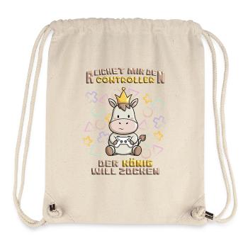 Maître du jeu - Sac à cordon recyclé Stanley/Stella - blanc naturel - Devant