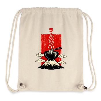 Ramen ラーメン Schale Auf Vulkan Japan Style - Stanley/Stella recycelter Gym Bag - Naturweiß - Vorne