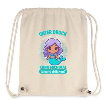 Unter Druck Meerjungfrau - Stanley/Stella recycelter Gym Bag - Naturweiß - Vorne