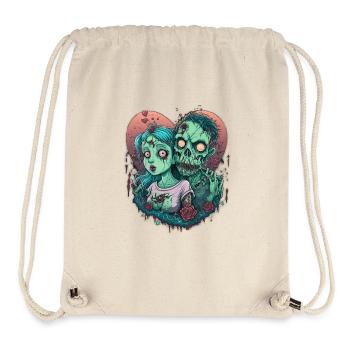 Valentine Zombie Love - Stanley/Stella Recycled Gym Bag - natural - Front