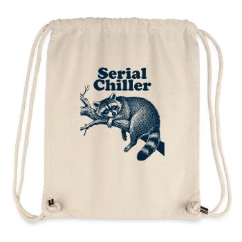 Serial Chiller Raccoon - Stanley/Stella Recycled Gym Bag - natural - Front