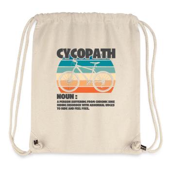 Cycopath Mountainbike Retro Vintage - Stanley/Stella recycelter Gym Bag - Naturweiß - Vorne