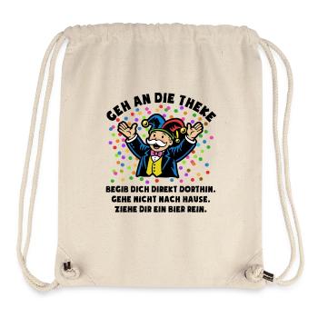 Cheers | Confetti | Go to the bar | Costume - Stanley/Stella Recycled Gym Bag - natural - Front