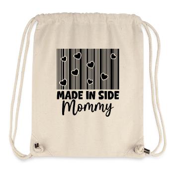 Made in Side Mommy Hearts - Stanley/Stella Recycled Gym Bag - natural - Front