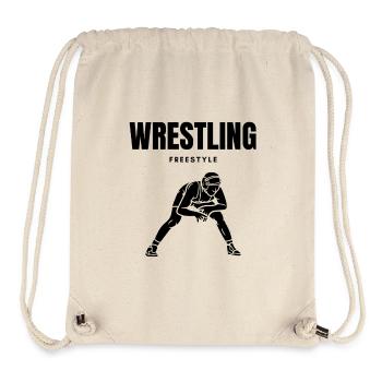 FREISTIL-WRESTLING - Stanley/Stella recycelter Gym Bag - Naturweiß - Vorne