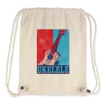 Hawaiian Ukulele Uke Retro Vintage - Stanley/Stella Recycled Gym Bag - natural - Front