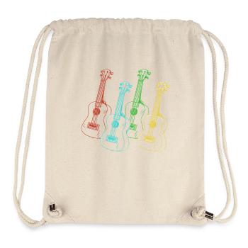 Hawaiian Ukulele Uke Retro Vintage - Stanley/Stella Recycled Gym Bag - natural - Front