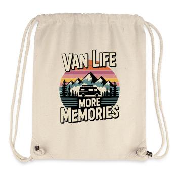 Van Life Encore des souvenirs - Sac à cordon recyclé Stanley/Stella - blanc naturel - Devant