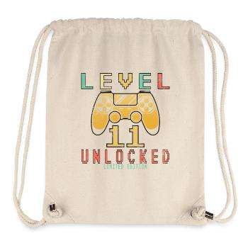 Level 11 freigeschaltet - Stanley/Stella recycelter Gym Bag - Naturweiß - Vorne
