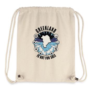 Greenland Is Not For Sale - Stanley/Stella recycelter Gym Bag - Naturweiß - Vorne