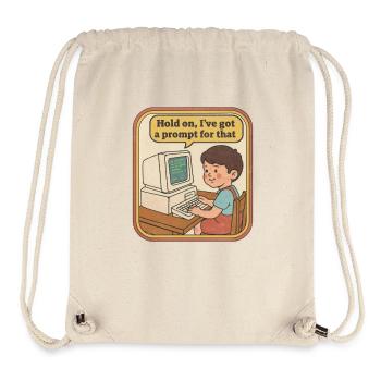Hold On I've Got A Prompt For That IT Boy - Stanley/Stella recycelter Gym Bag - Naturweiß - Vorne