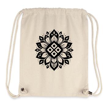 Mokosh Sacred Slawic Goddess Minimal - Stanley/Stella recycelter Gym Bag - Naturweiß - Vorne