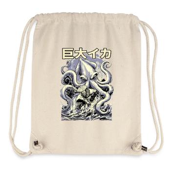 Fischer vs Kraken Japanese Retro Style - Stanley/Stella Recycled Gym Bag - natural - Front