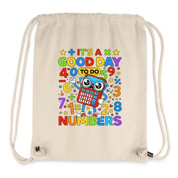 Vibrant Numbers Calculator - Stanley/Stella Recycled Gym Bag - natural - Front
