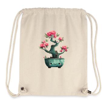 Kawaii Bonsai Blütenpracht - Stanley/Stella recycelter Gym Bag - Naturweiß - Vorne