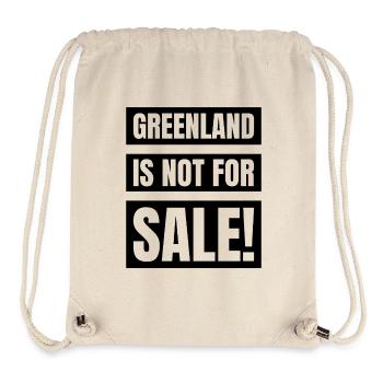 Greenland Is Not For Sale - Stanley/Stella recycelter Gym Bag - Naturweiß - Vorne