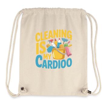 Cleaning cardio cleansing training - Stanley/Stella Recycled Gym Bag - natural - Front